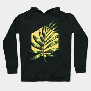 Green Palm Leaf Hoodie